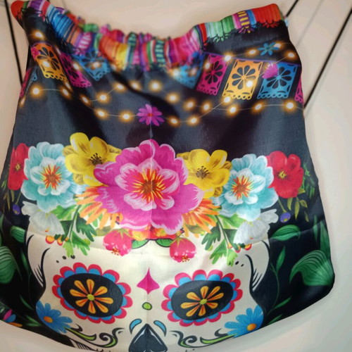 Day of the Dead drawstring backpack new, colorful