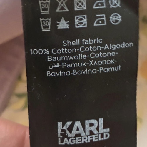 Karl Lagerfeld purple jeans like new, size M 38 10