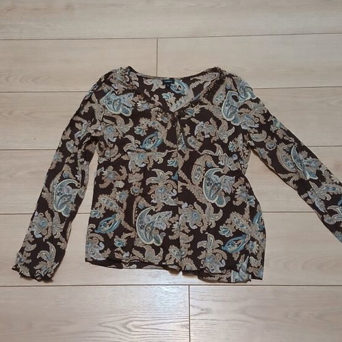 Lindex women's blouse like new, brown