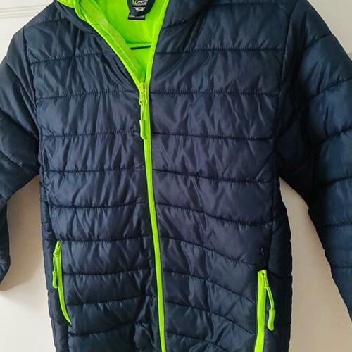 Children's jacket used No 10Y dark blue with hood