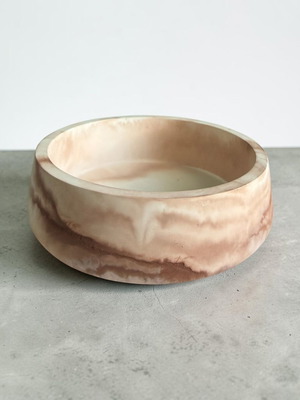 Decorative bowl brown and white like new
