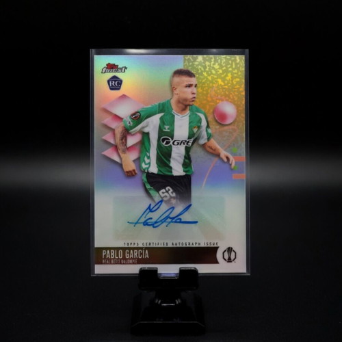 Topps Finest Real Betis Pablo Garcia RC Auto