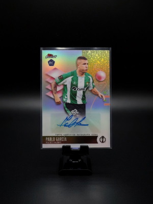 Topps Finest Real Betis Pablo Garcia RC Auto