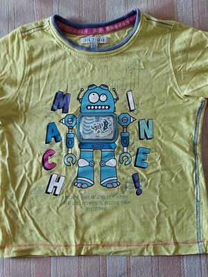 Summer blouse like new, yellow for boys aged 2-3 years