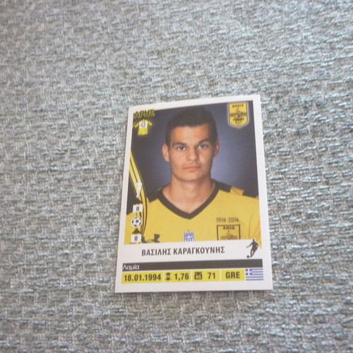 Vasilis Karagounis Panini Football Superleague 2013-14 Sticker new