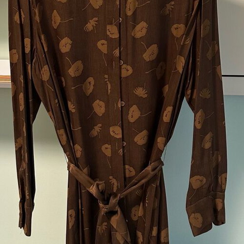 Rissa shirt dress Samsoe & Samsoe XS/34 καφέ σαν καινούργιο