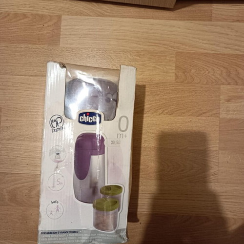 Chicco thermos used with container and spoon knife