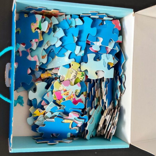 Oval puzzle The Earth used, 205 pieces 96×68 cm