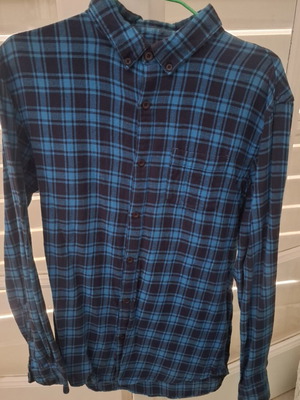 Pull & Bear shirt size S like new, black and blue