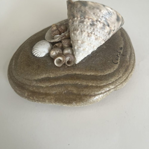 Decorative item with natural materials 12cm x 9cm new