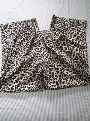 Wide pants new with thick elastic waist, size S