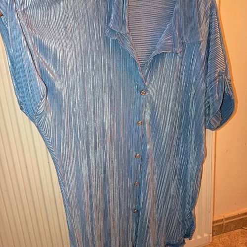 Shirt-blouse like new, turquoise, size L