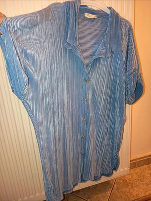 Shirt-blouse like new, turquoise, size L