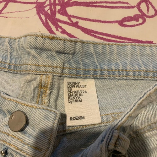 H&M denim shorts like new, size M 38 10, blue