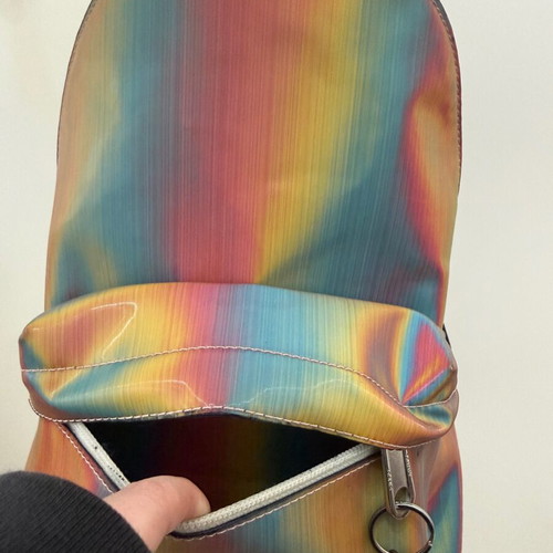 Tommy Jeans Hilfiger backpack used, multicolored