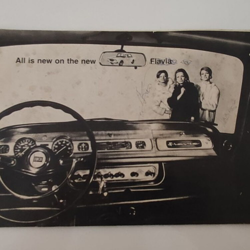 Lancia Flavia Saloon 1967 brochure used, 60th anniversary edition