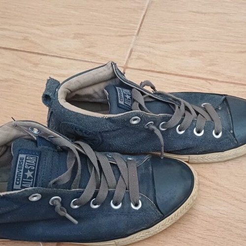 Converse All Star athletic shoes used, unisex, size 38, blue