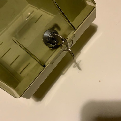 Office cabinet used with key for organization