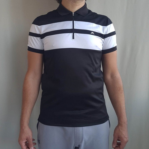 J Lindeberg men's golf polo shirt size M slim fit like new