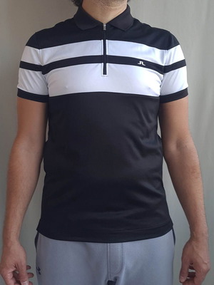 J Lindeberg men's golf polo shirt size M slim fit like new