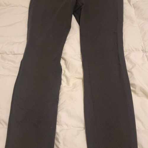 Black elastic leggings like new with internal lipolysis-massage lining for cellulite