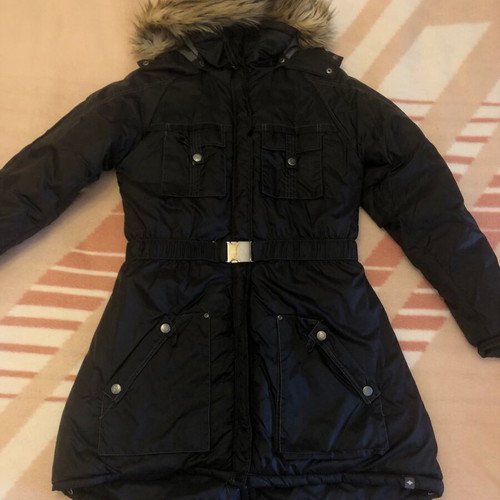 Alouette Planet Long Jacket like new, size XL-XXL, black and gray
