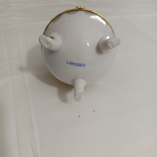 Limoges decorative egg 18cm height