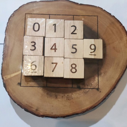 Wooden puzzle 3 Games in 1 Plate by Dilemma Games new
