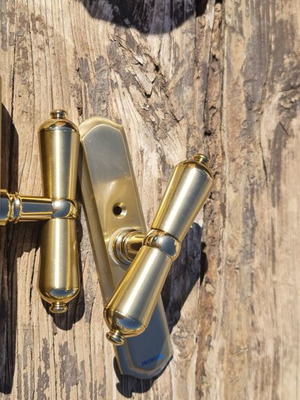 Window handles matte solid brass set of 12 new