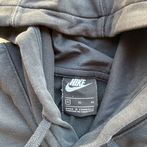 Nike hoodie black like new XL