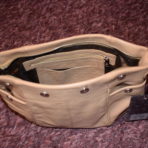 Adax Feline bag new, beige crossbody