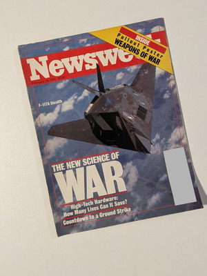 Περιοδικό Newsweek 18 Φεβρουαρίου 1991, The New Science of War, F-117A Stealth
