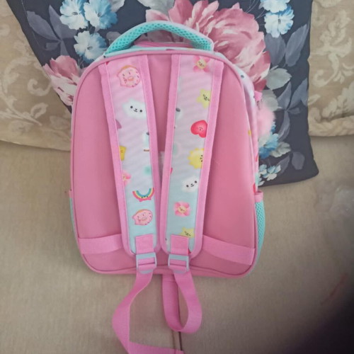 Gabby's Dollhouse preschool backpack, pink, polyester, 8L, MUST