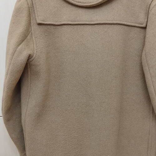 Gloverall Montgomery coat used, camel color with hood, XXL