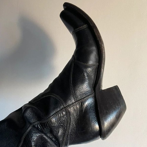 Gianni Barbato genuine leather cowboy boots used, size 36/37