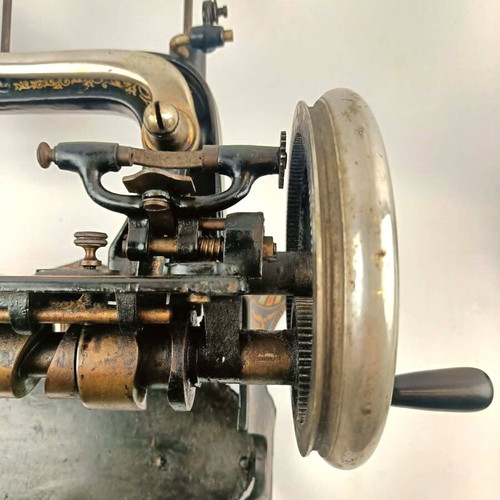 Antique Sewing Machine "Vasilissa Olga" used, rare collectible