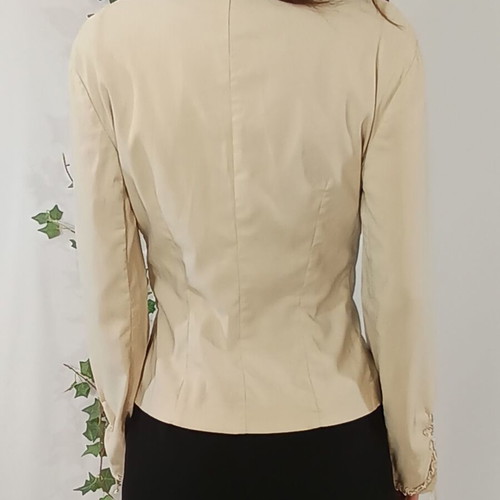 Beige On Line blazer like new with gathered sleeves and sides