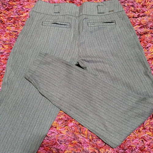 BSB gray vintage pants with thin stripes, fitted, like new, size 38