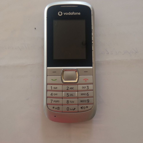 Vodafone 353 mobile phone used, silver