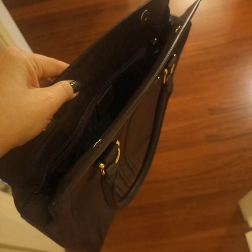 Trussardi leather brown shoulder bag like new