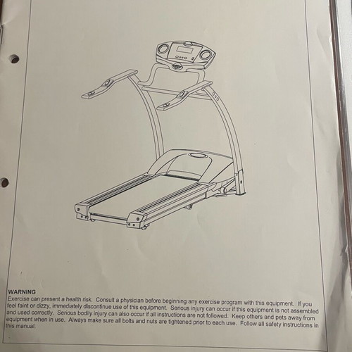 X-Fit 3 (2hp) treadmill like new