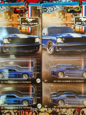 Hot Wheels '65 Ford Mustang 2+2 Fastback Chase new
