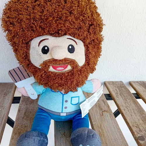 Bob Ross authentic plush teddy bear