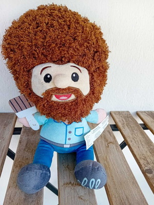 Bob Ross authentic plush teddy bear