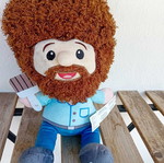 Bob Ross authentic plush teddy bear