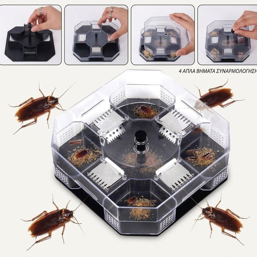 ForHome cockroach traps set of 2, reusable