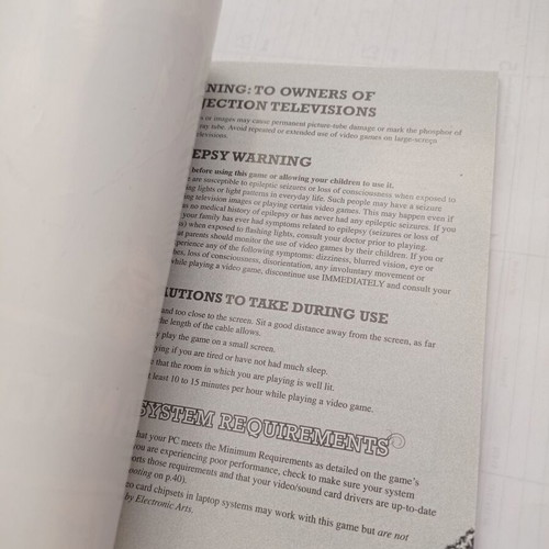 FIFA Manager 07 game manual used
