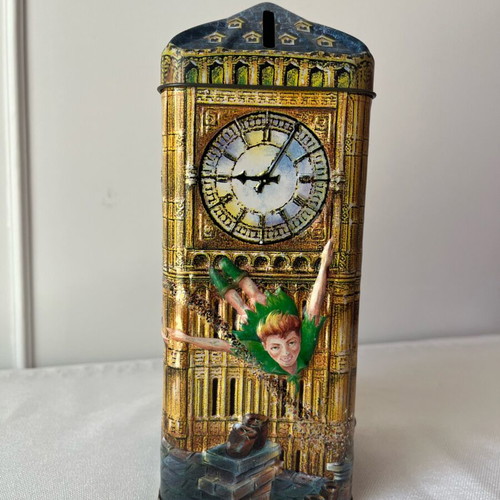 Μεταλλικός συλλεκτικός κουμπαράς Peter Pan Big Ben σαν καινούργιος