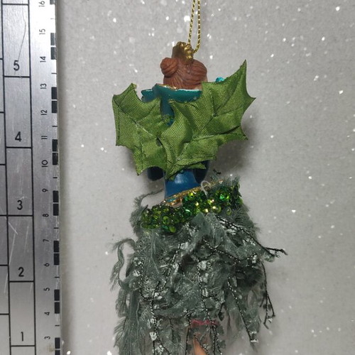 Mistletoe fairy hanging ornament