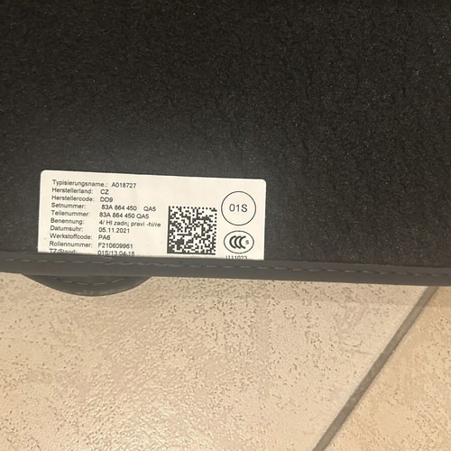 Audi Q3 2022+ Original Floor Mats new
